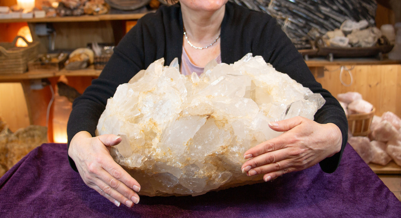 UNIKAT - Große Bergkristall Gruppe 53,56kg