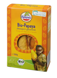 Kipepeo Bio Papaya getrocknet 100g