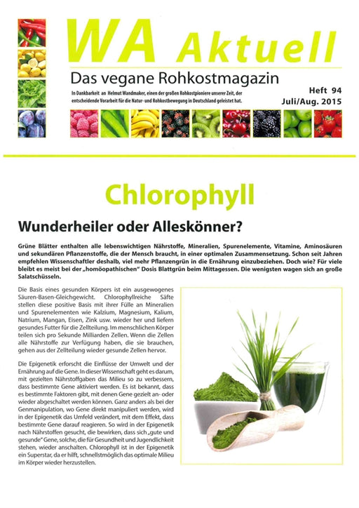 Chlorophyll | Wunderheiler oder Alleskönner