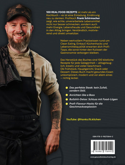Buch "Frank's Fit Kitchen - 100 Real Food Rezepte" 240 Seiten