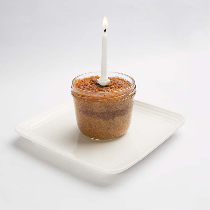 Zotter Geburtstagskuchen mit Kerze 100g
