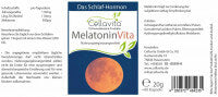 Cellavita Melatonin Vita mit Ashwagandha & Ling Zhi Kapseln 20g