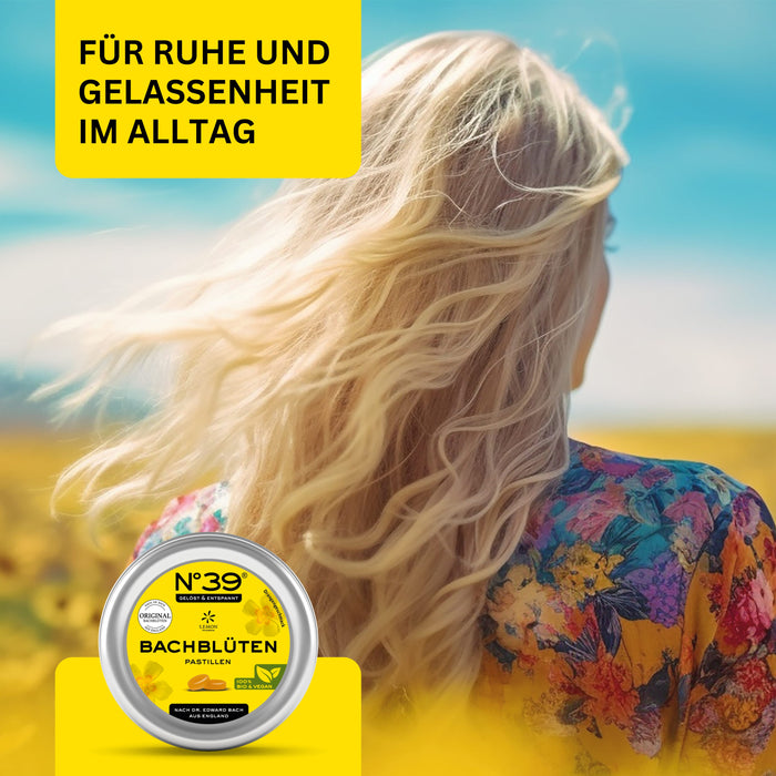 N°39® Original Bio Bachblüten Pastillen – Orange 45g
