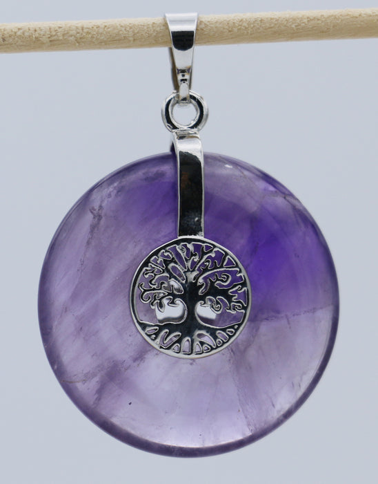 Edelstein-Donut rund mit Baum des Lebens