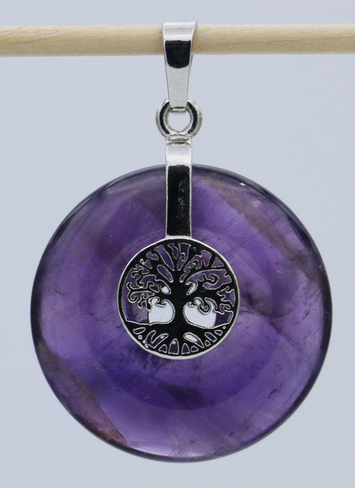 Edelstein-Donut rund mit Baum des Lebens