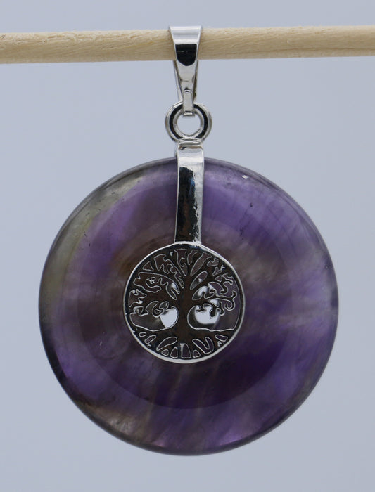 Edelstein-Donut rund mit Baum des Lebens