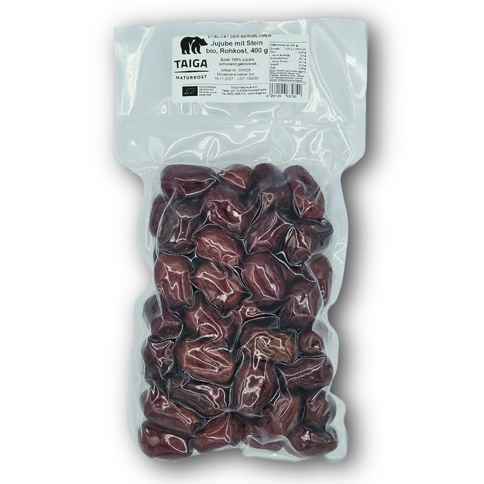 Taiga Bio Jujube getrocknet, roh 400g