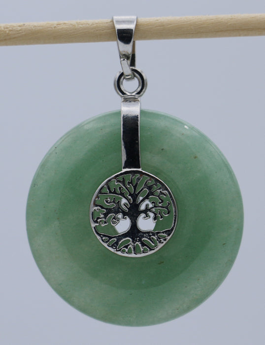 Edelstein-Donut rund mit Baum des Lebens