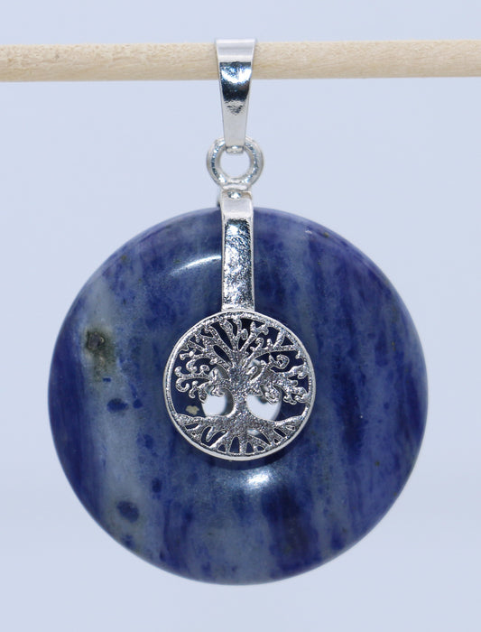 Edelstein-Donut rund mit Baum des Lebens