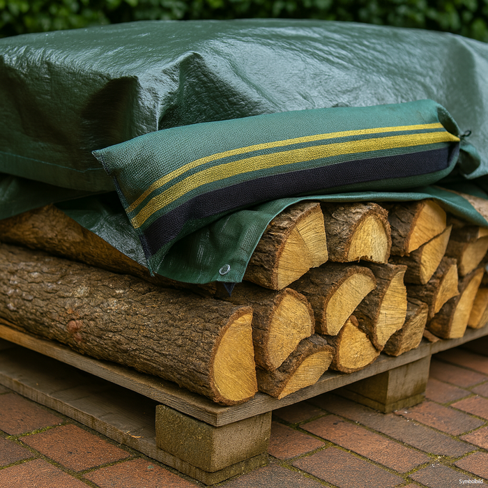 Hochwertige Sandsäcke unbefüllt, mit Verschlussdraht, UV-fest & frostsicher mit Tragegriff