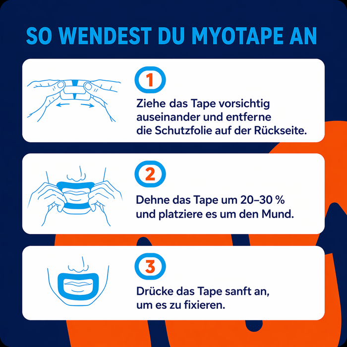 MyoTape Nasenatmungs-Tape Sensitive