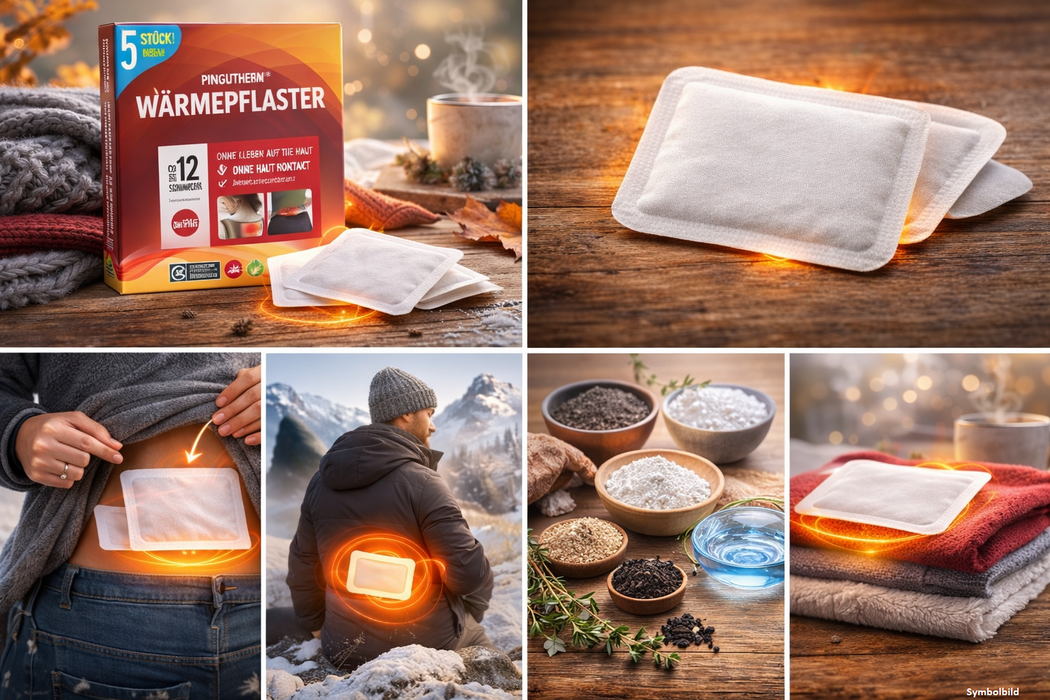 Pingutherm Wärmeplaster 5St. - wohltuende Wärme