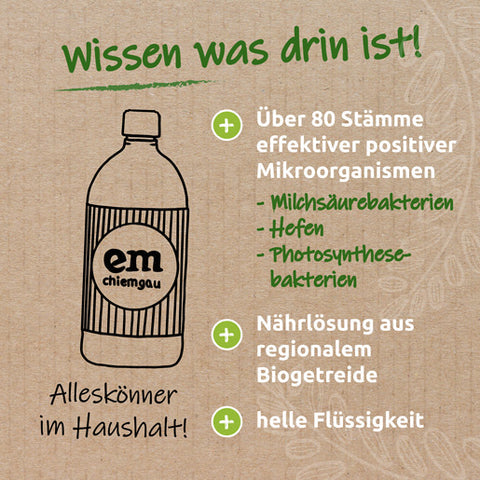 EM-blond® - Vielseitiger Reiniger mit Effektiven Mikroorganismen