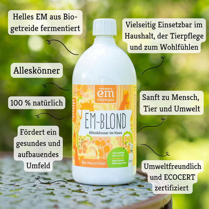 EM-blond® - Vielseitiger Reiniger mit Effektiven Mikroorganismen