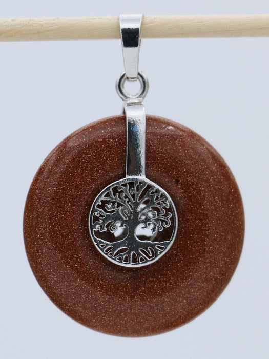 Edelstein-Donut rund mit Baum des Lebens