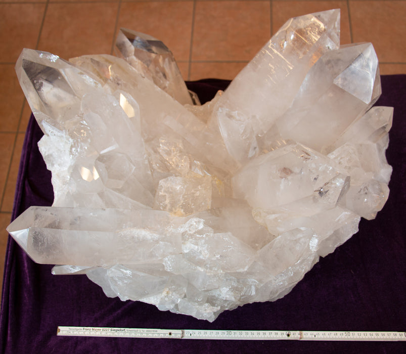 UNIKAT - Große Bergkristall Gruppe 86,7kg