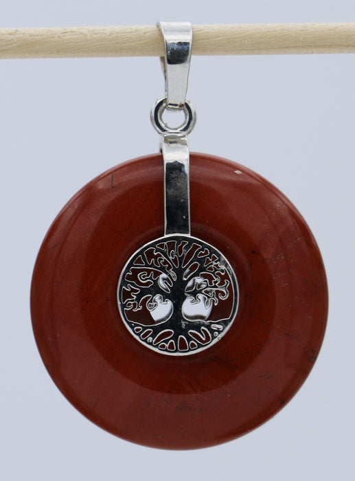 Edelstein-Donut rund mit Baum des Lebens