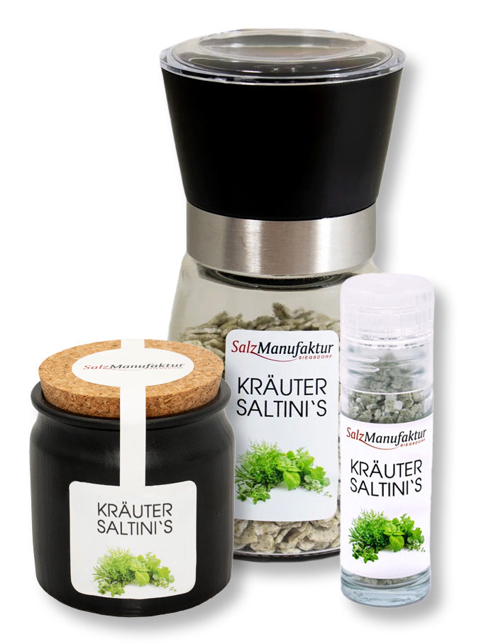Unsere Natursalze und Saltinis