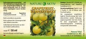Nature Aktiv Grapefruitkernextrakt Dr. Harich 50ml