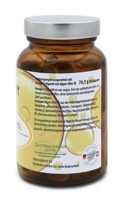 Lichtkraft Omega 3 Algenöl mit DHA 76,5g
