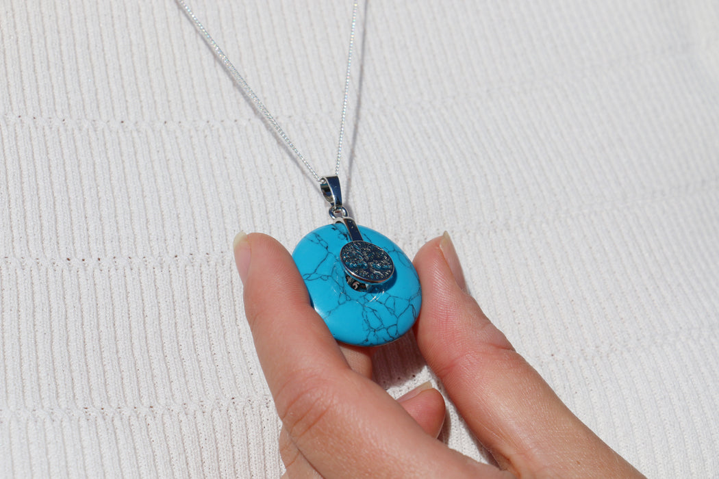 Edelstein-Donut rund mit Baum des Lebens