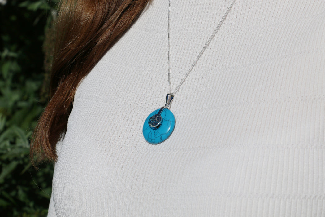 Edelstein-Donut rund mit Baum des Lebens