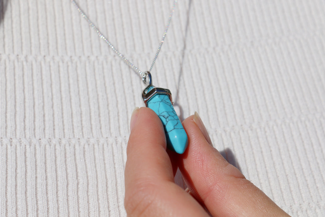 Edelsteinspitzen als Anhänger