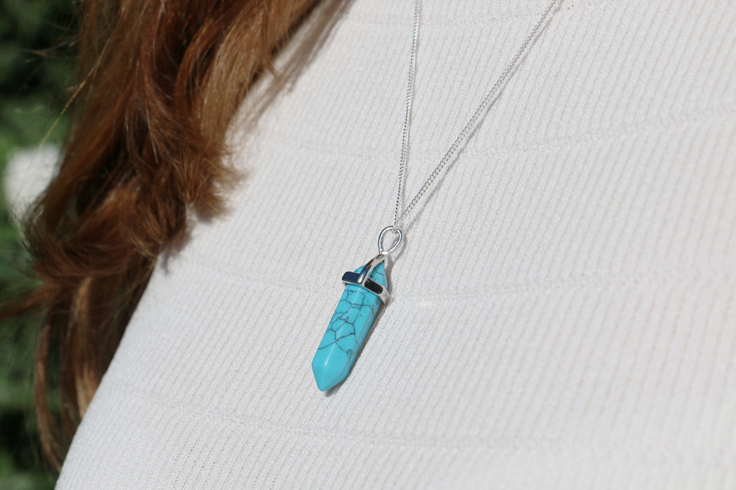 Edelsteinspitzen als Anhänger