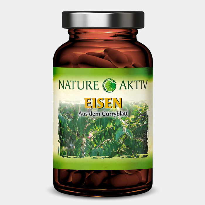 Nature Aktiv Eisen Kapseln aus dem Curryblatt - 60 vegane Kapseln