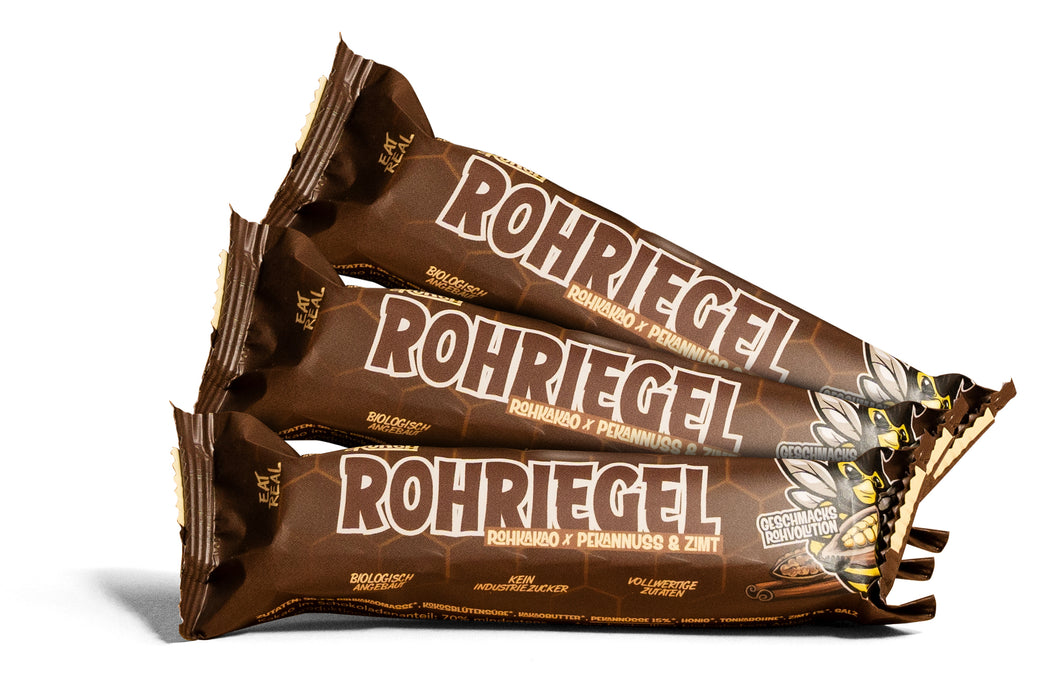 RoRoH Bio Rohkakao-Riegel versch. Sorten 3 Stück á40g