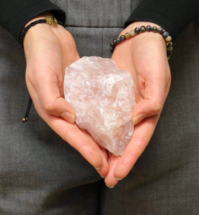 Edelstein Rosenquarz Brocken 600g