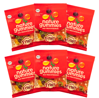 nature gummies - Bio-Fruchtgummi 6x120g