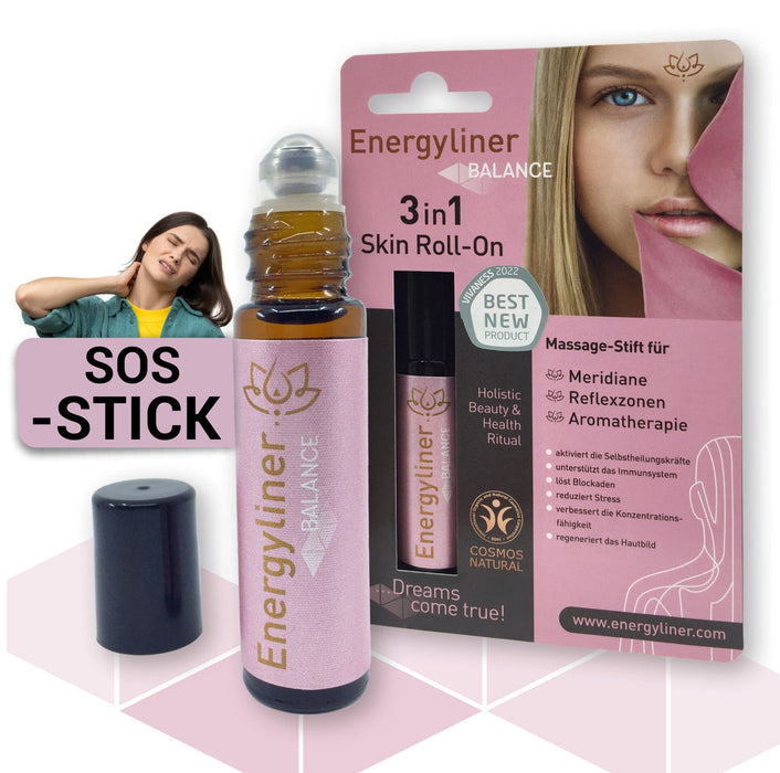 Energyliner - Ayurvedischer Massagestift für gezielte Nackenentspannung