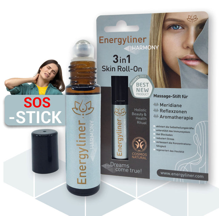 Energyliner - Ayurvedischer Massagestift für gezielte Nackenentspannung