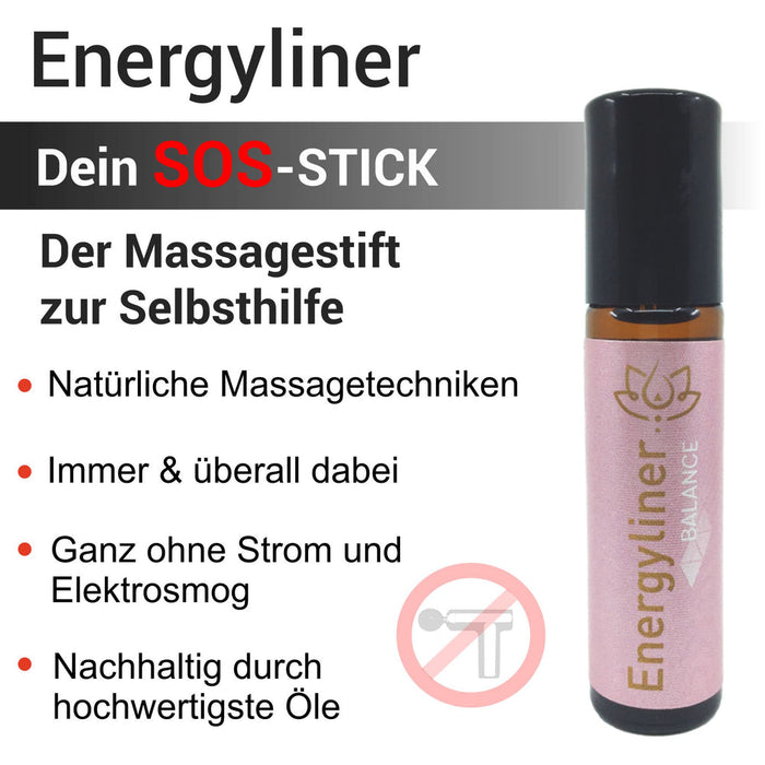 Energyliner - Ayurvedischer Massagestift für gezielte Nackenentspannung