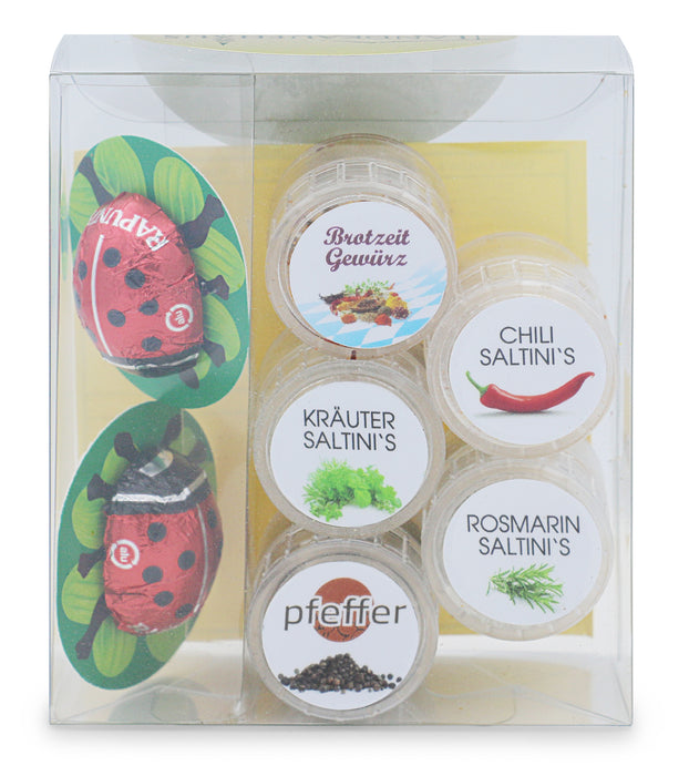 Saltini's 5 Würzzwerge mit 2 Marienkäfern