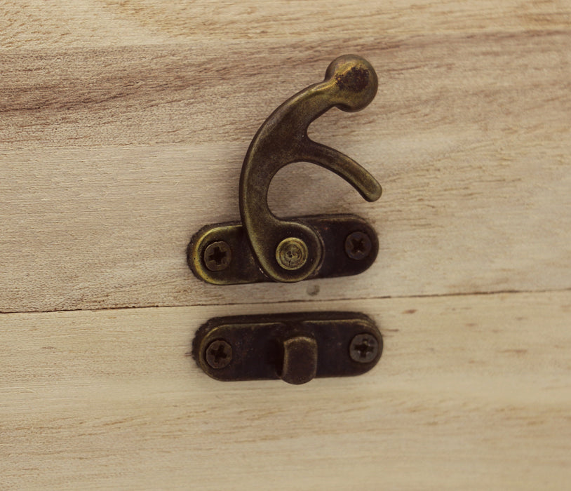 Schatzkiste groß - gefüllt mit Edelsteinmischung