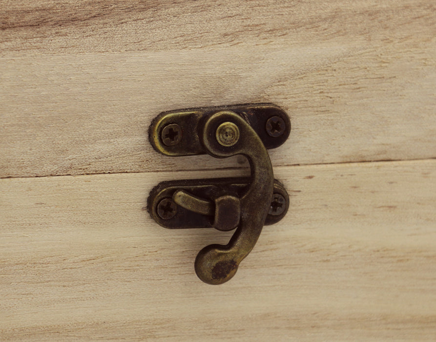 Schatzkiste groß - gefüllt mit Edelsteinmischung