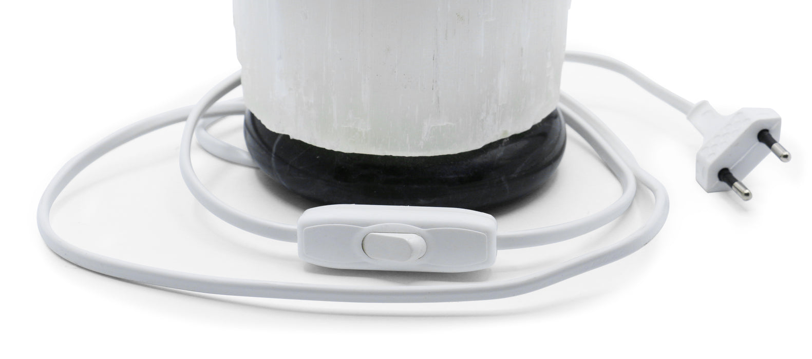 Selenit Edelstein LED-Lampe