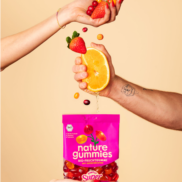 nature gummies - Bio-Fruchtgummi 6x120g