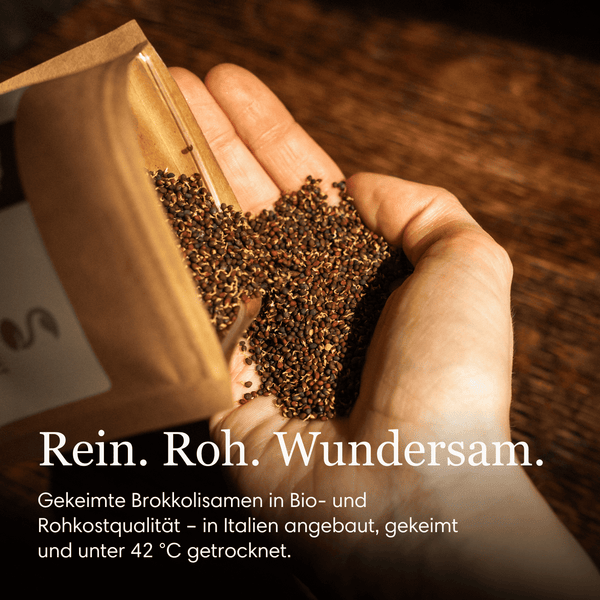 Taiga Bio Brokkolisamen gekeimt, roh 200g