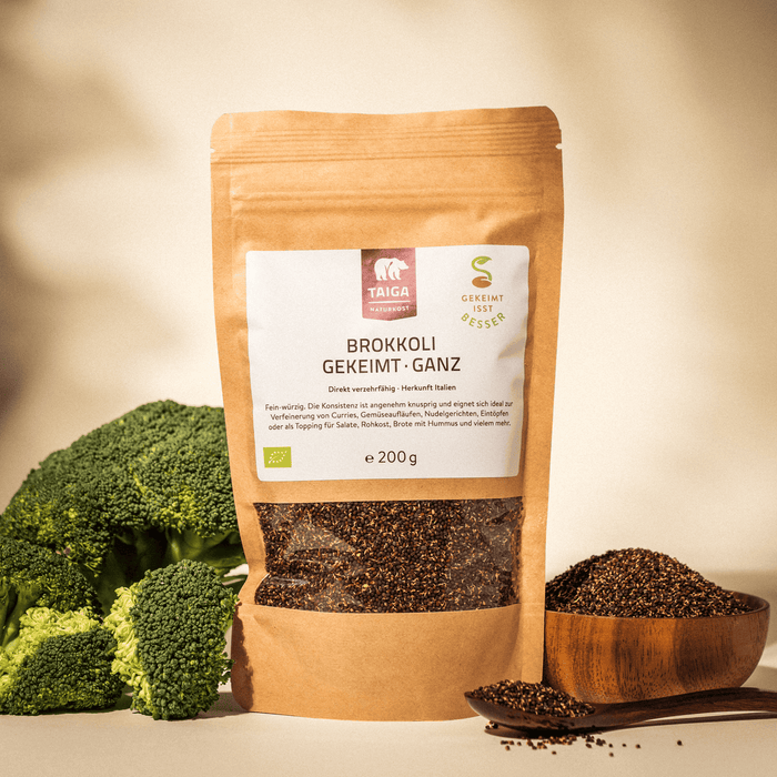 Taiga Bio Brokkolisamen gekeimt, roh 200g
