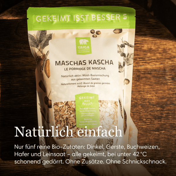 Taiga Maschas Bio Basis-Müsli, gekeimt 400g