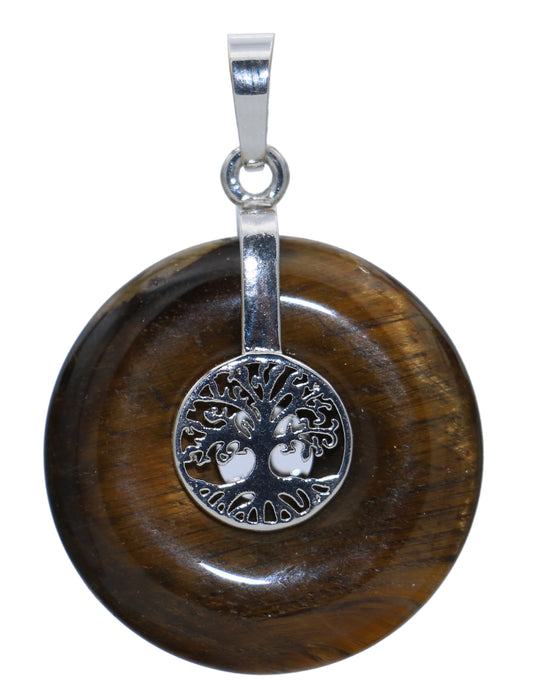 Edelstein-Donut rund mit Baum des Lebens