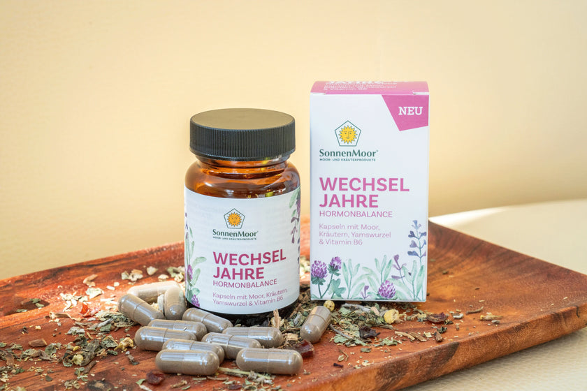 SonnenMoor Frauen-Set - Wechseljahre 30 Kapseln + Bio Frauenpower Kräutertee 34g