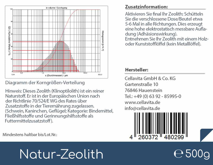 Cellavita Natur Zeolith (100%)