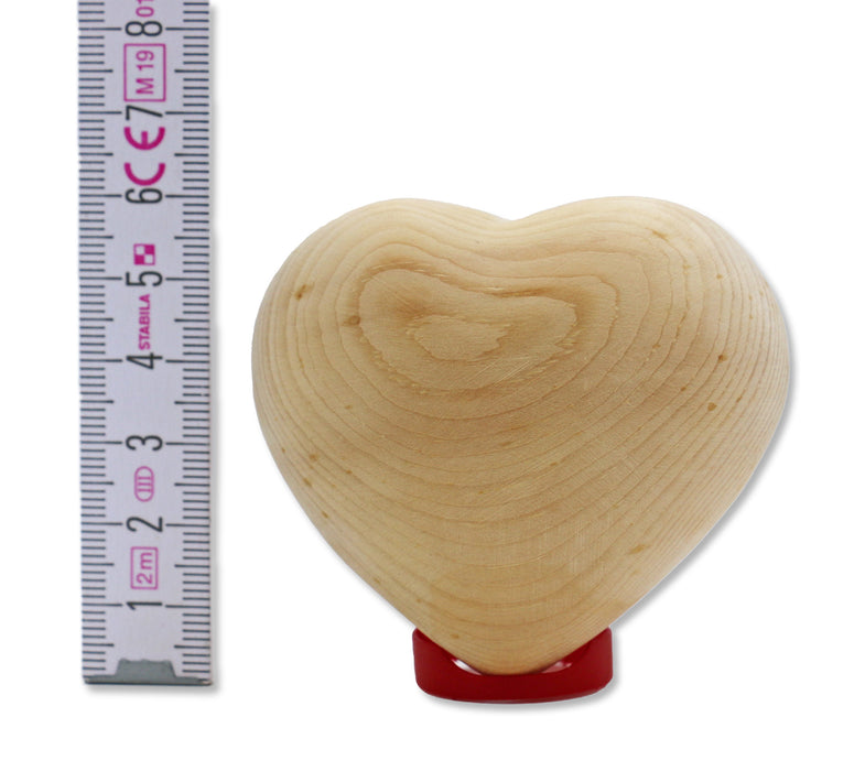 Zirbenholz Herz oder Zapfen | Handarbeit aus Südtirol