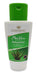 Golden Heart Aloe Vera Premium BalsamGel mit 98 % Aloe Vera Gel aus Bio-Anbau in weißer Flasche mit grünem Klappverschluss und grün-weißem Originaletikett mit Aloe Vera Motiv, freigestellt vor weißem Hintergrund.