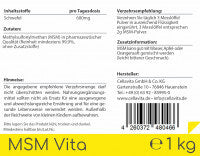 Cellavita MSM - Organischer Schwefel - Pulver/Kapseln