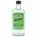 Nierle’s Birken-Haarwasser in klarer Glasflasche mit schwarzem Schraubverschluss und grünem Etikett, freigestellt vor weißem Hintergrund.